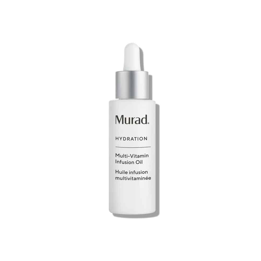 Murad Multi-Vitamin Infusion Oil in a professional dropper bottle with minimalist silver and white packaging.