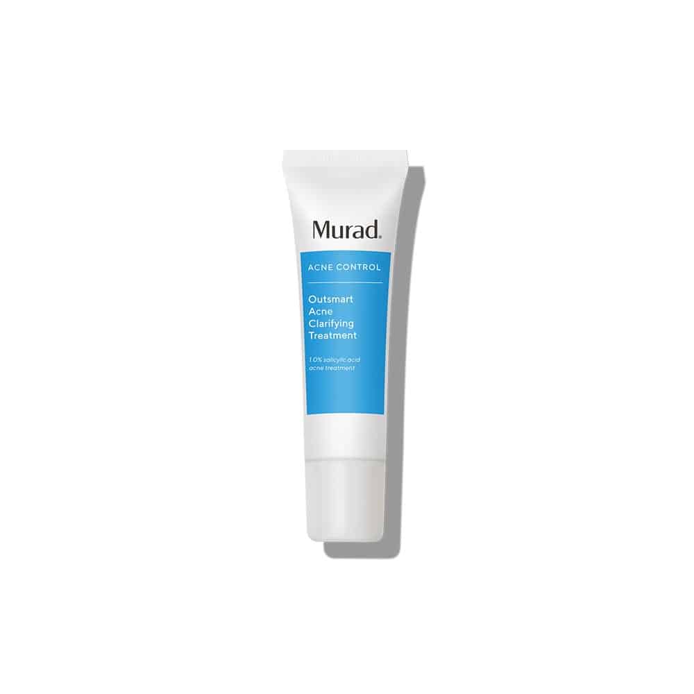 Murad Outsmart Acne Clarifying Treatment 1.7oz bottle in white and blue packaging
