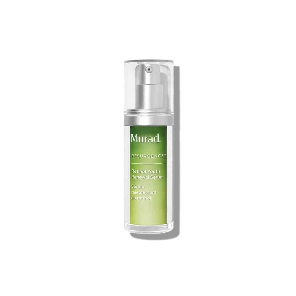 Murad Retinol Youth Renewal Serum 1.0oz in green and white packaging