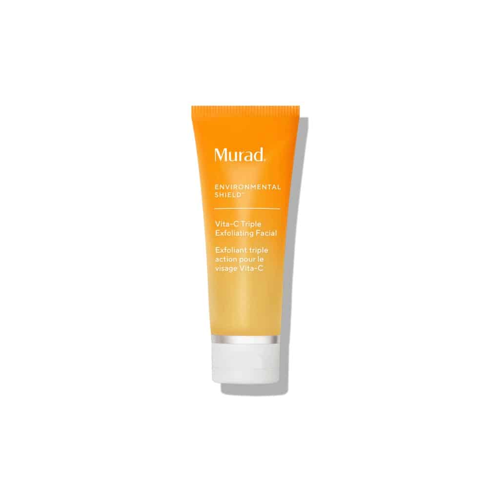 Murad Vita-C Triple Exfoliating Facial 2.7oz tube on a white background