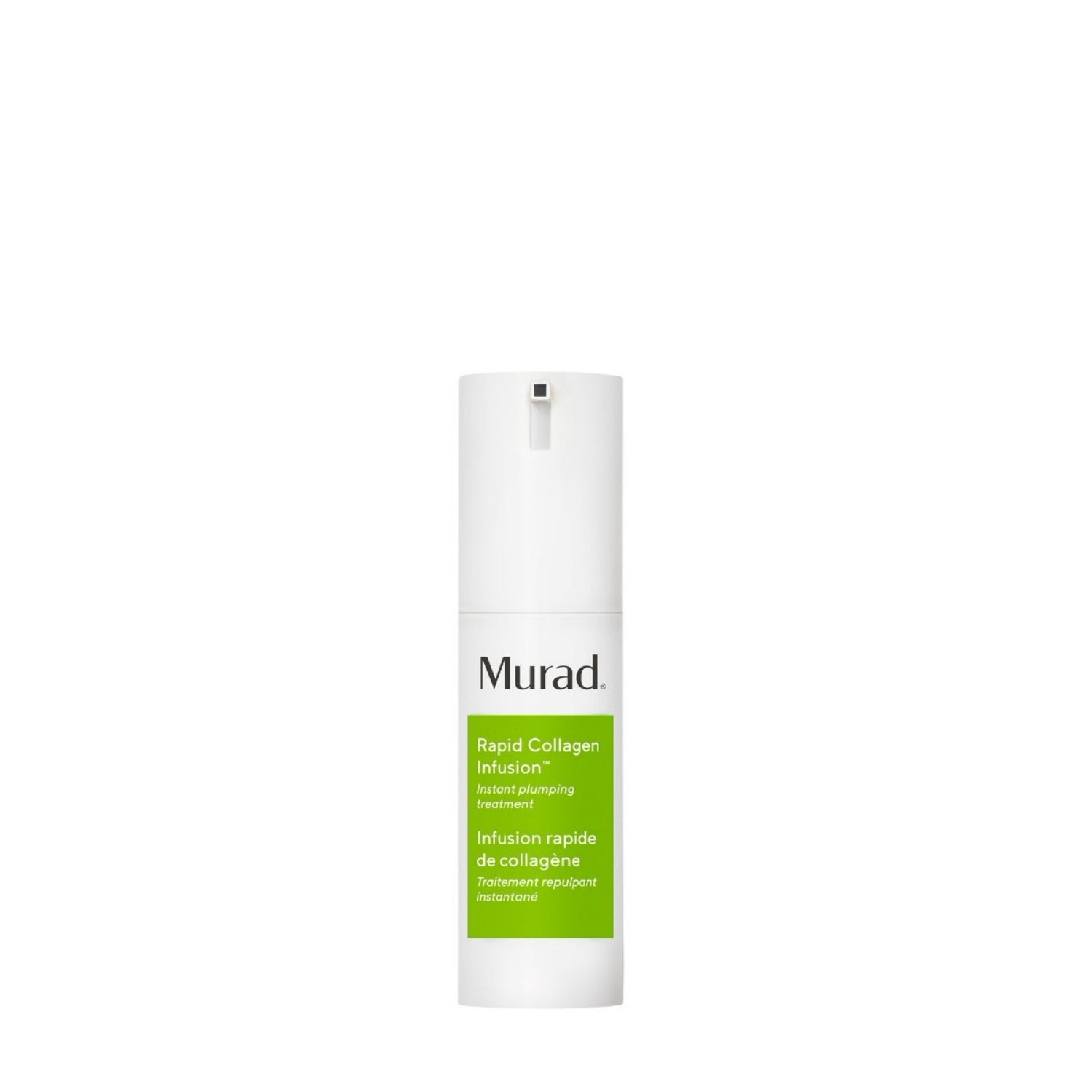 Murad Rapid Collagen Infusion anti-aging serum bottle in 1 oz size.