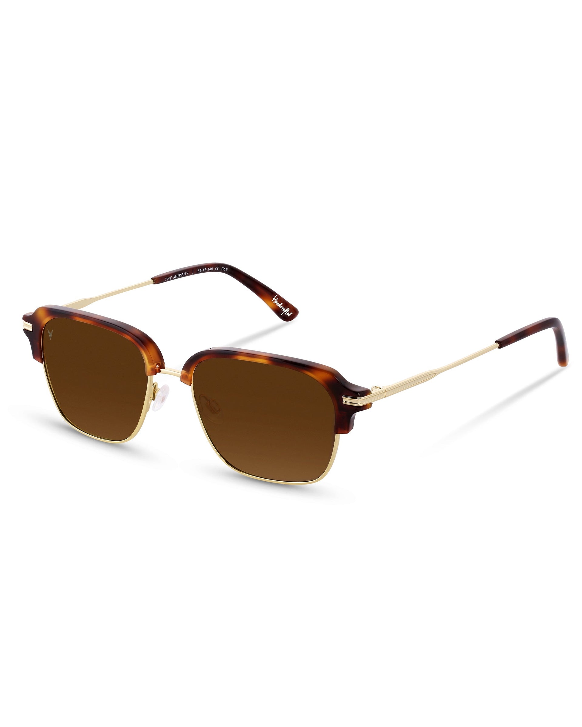 The Murphy Sunglasses in Rye Tortoise with Polarized Lenses