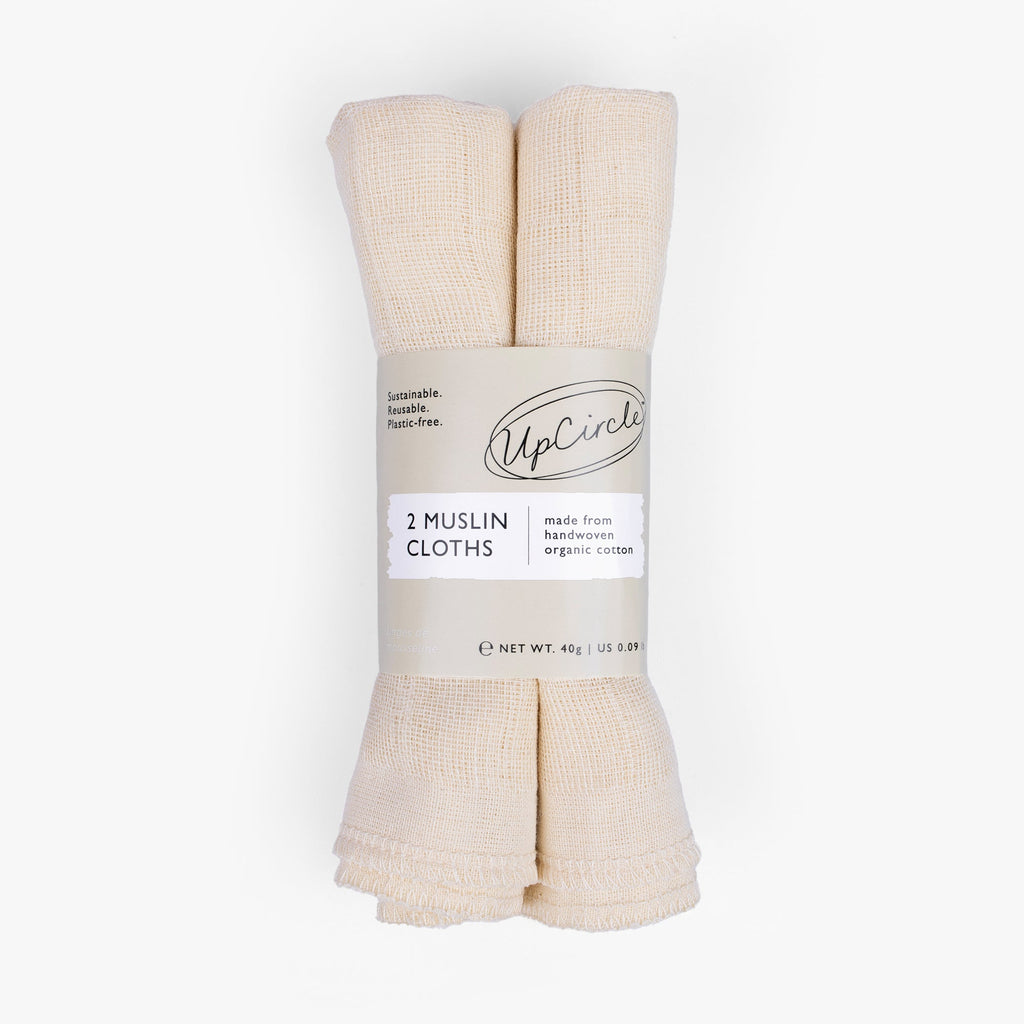 Organic Muslin Face Cloths