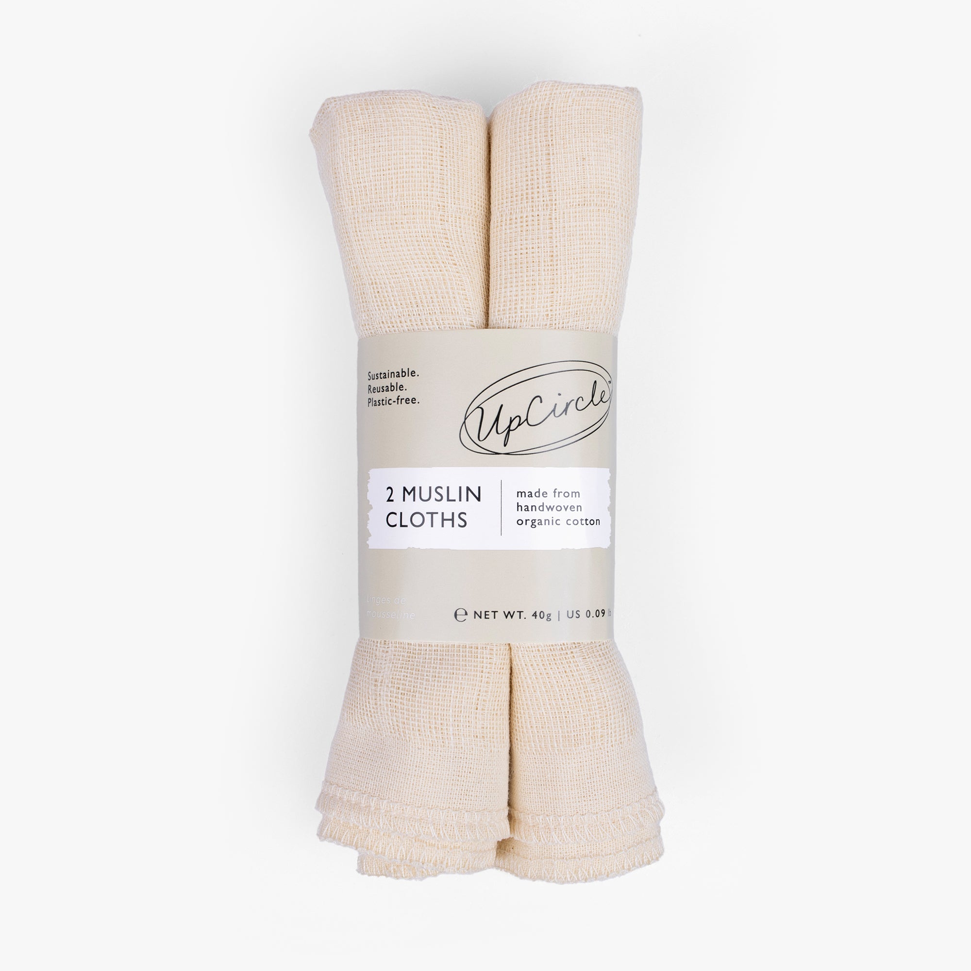 Organic Muslin Face Cloths