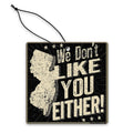Mutual Feelings air freshener featuring black and cream vintage graphic text in a modern, streetwear style.
