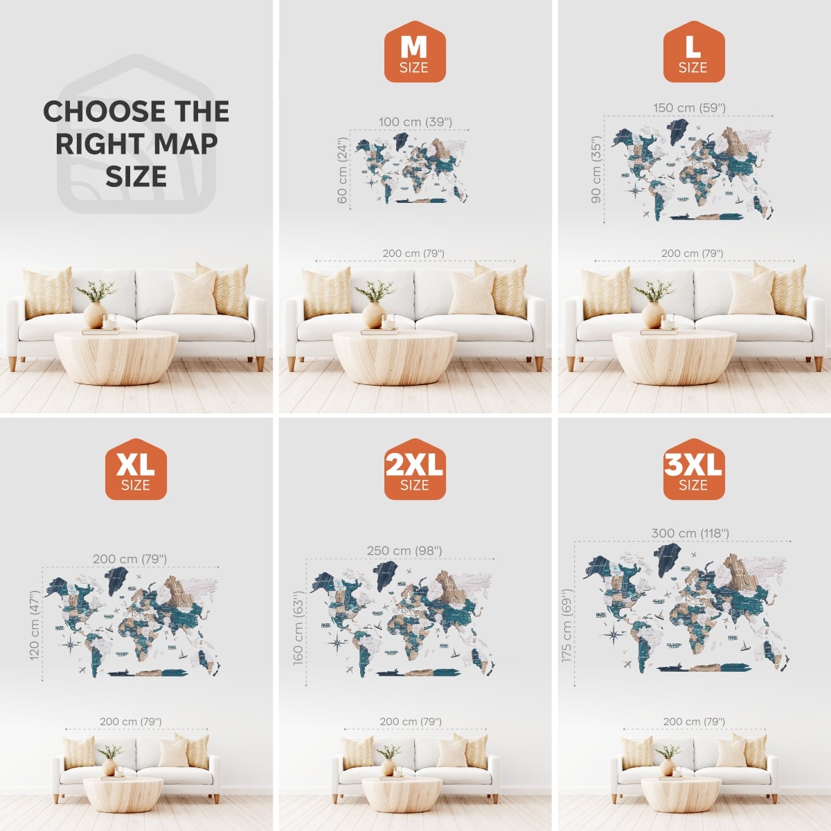 3D Luminous Wooden World Map Mystery: Modern Glow-in-the-Dark Art