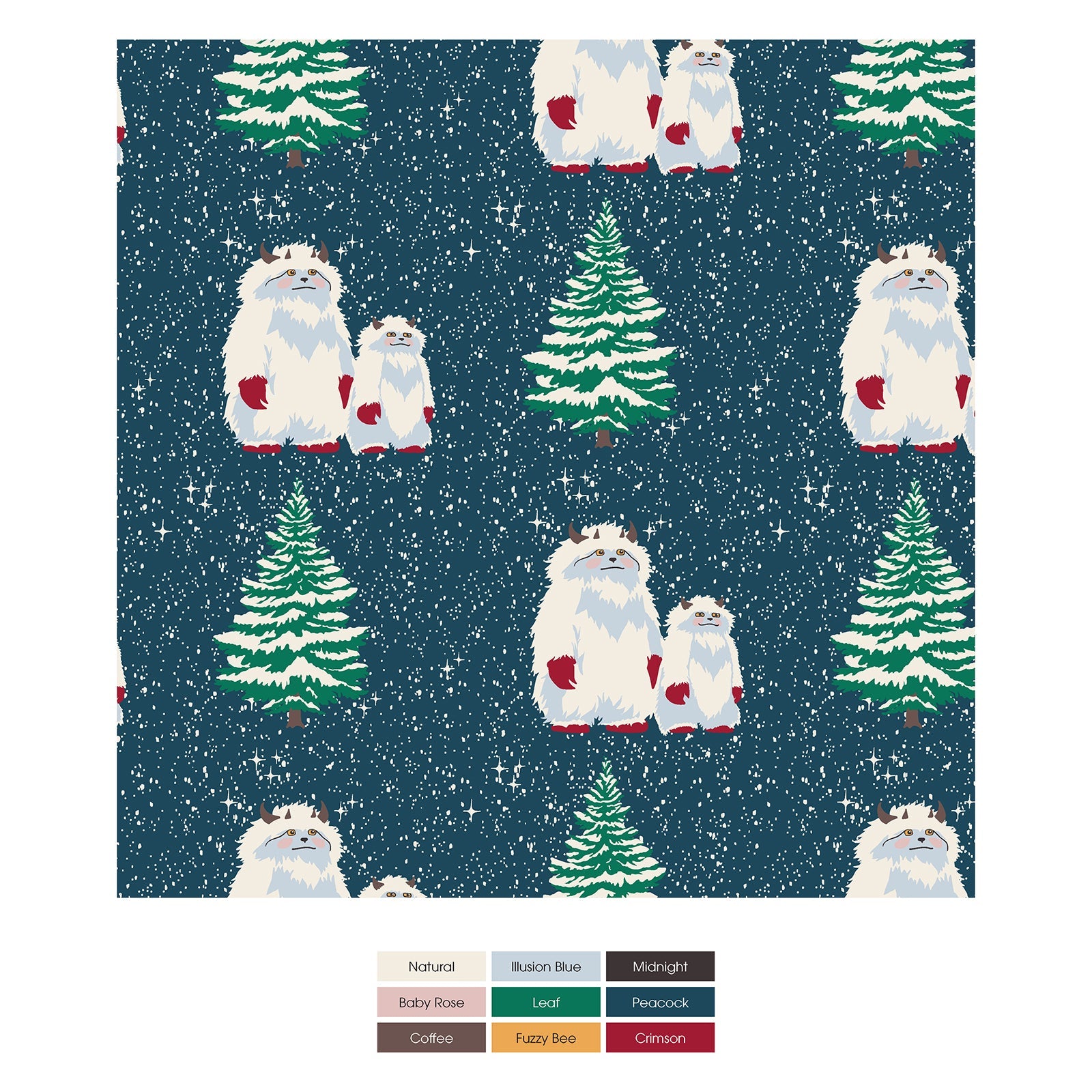 Print Coverall with 2 Way Zipper in Peacock Yeti