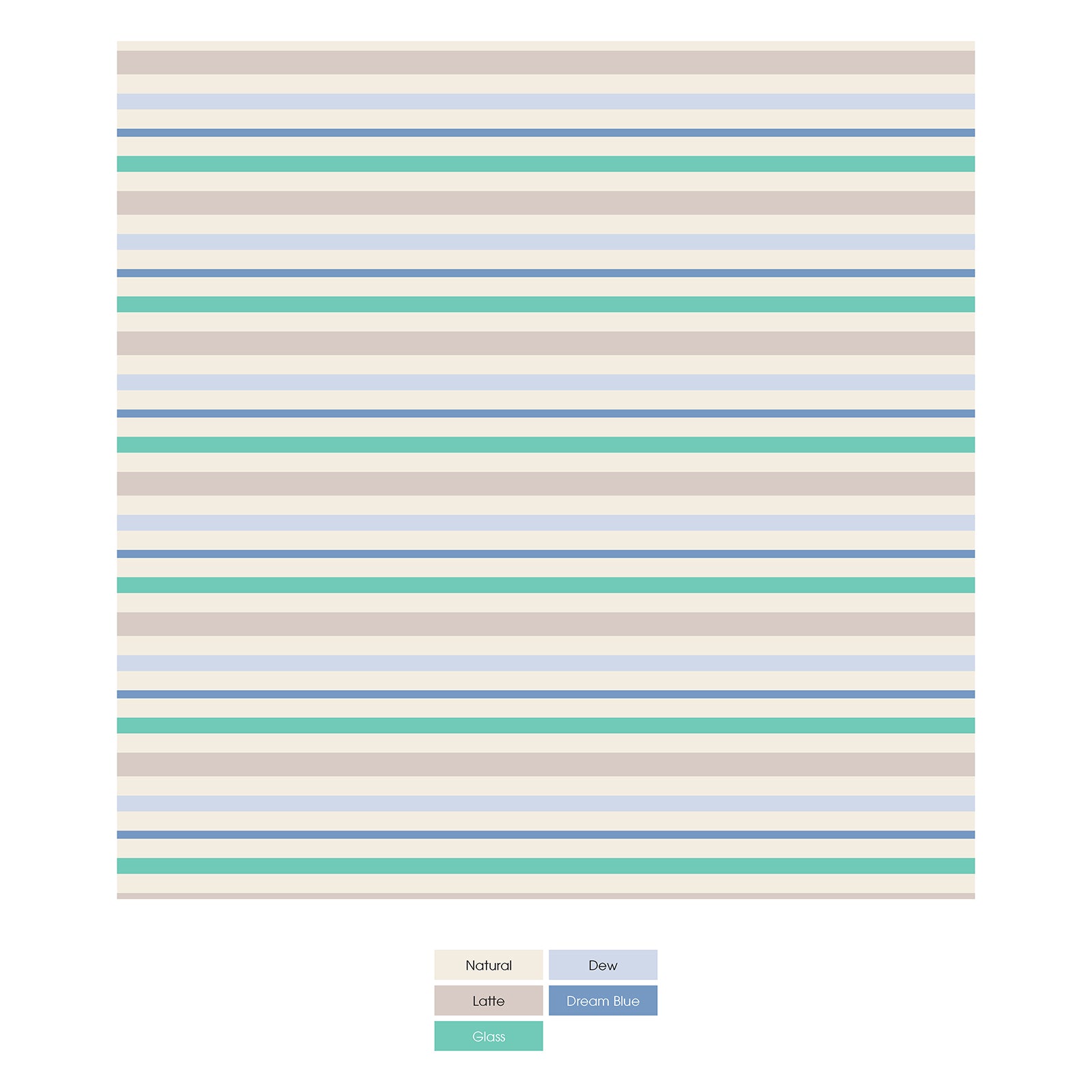 Print Aviator Hat in Mythical Stripe