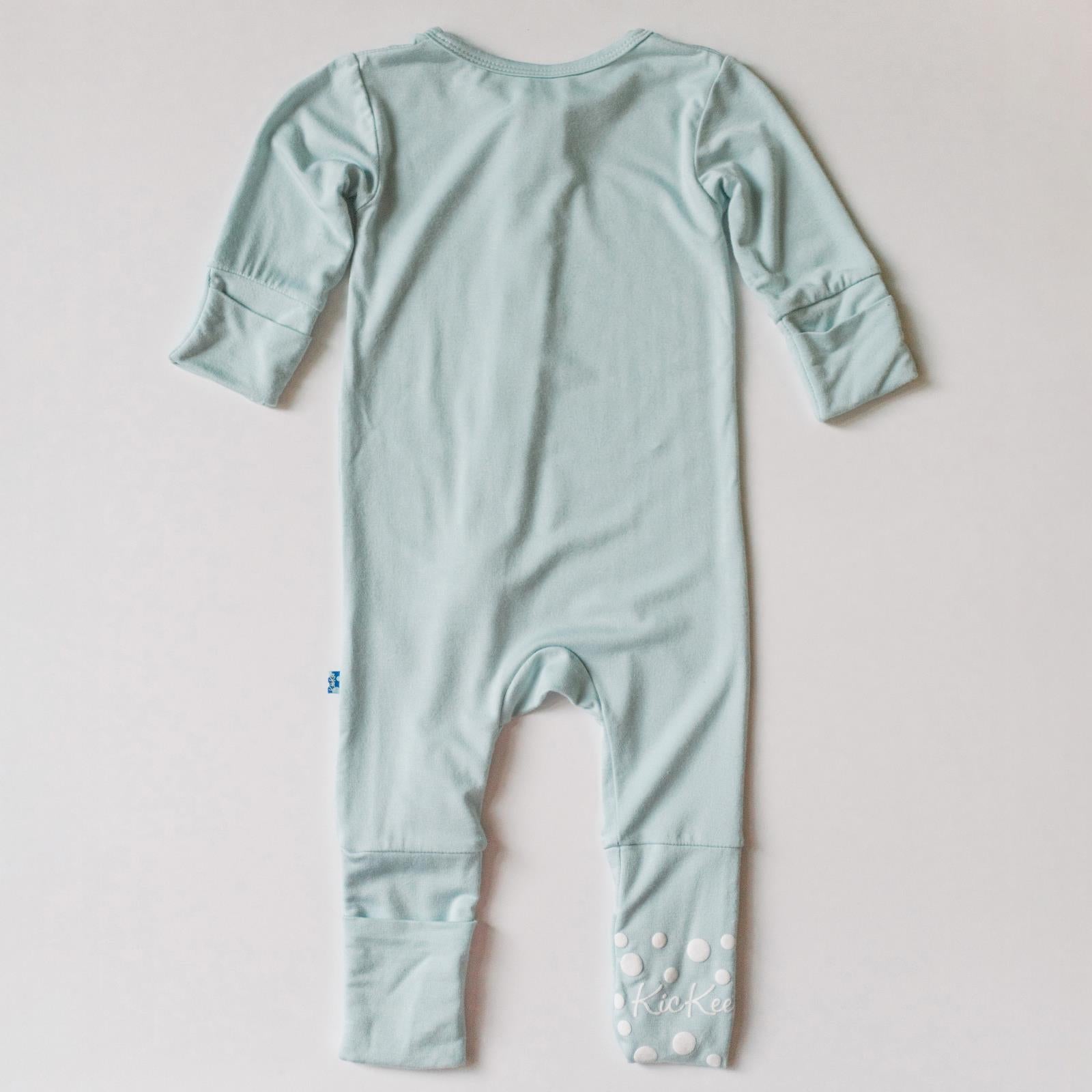Print Convertible Coverall in Baby Rose Fair Carousel