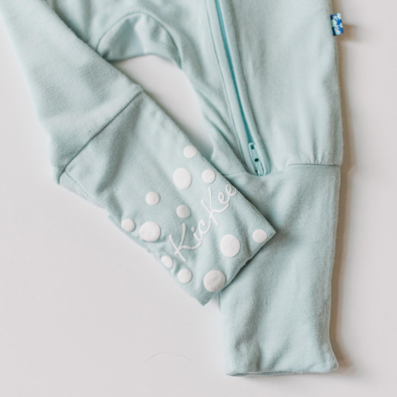 Print Convertible Coverall in Baby Rose Fair Carousel