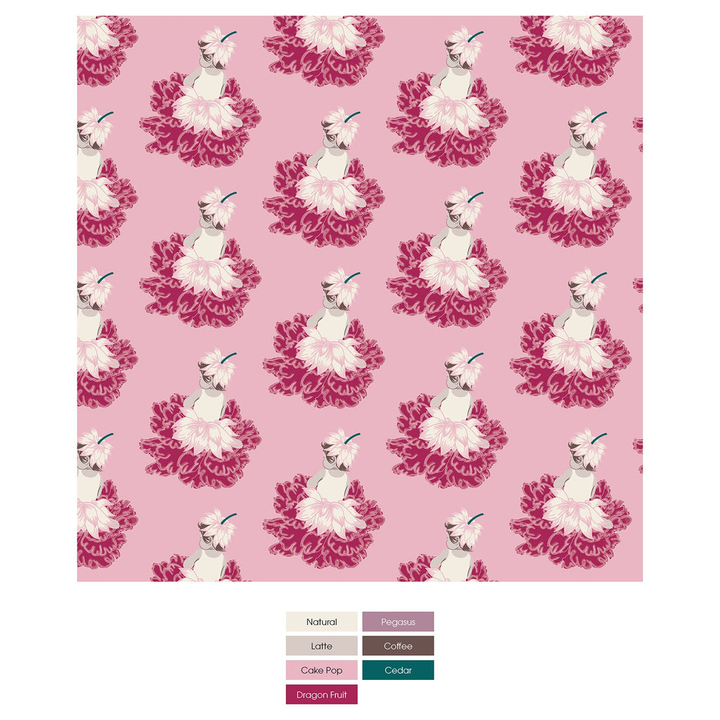 Print Bandana Bib in Cake Pop Thumbelina