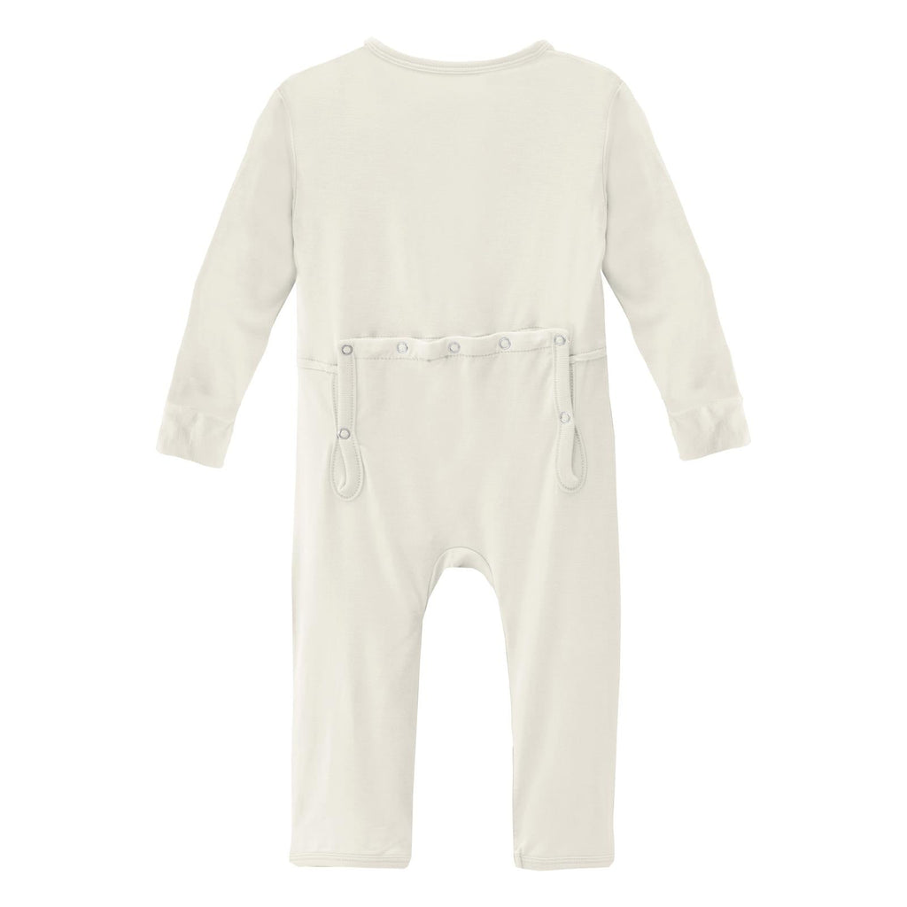 Coverall with Snaps in Natural