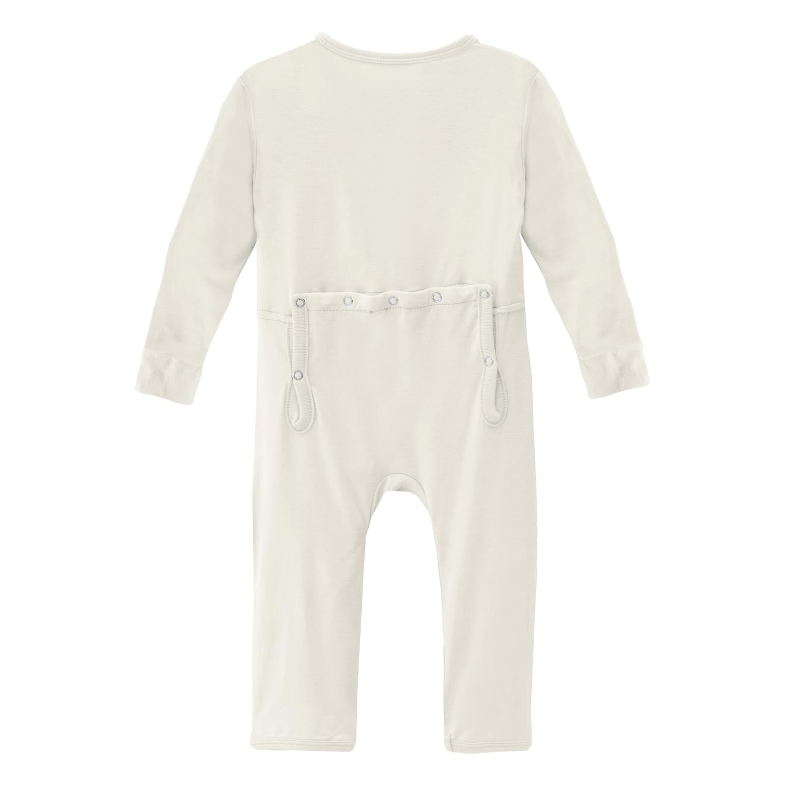 Coverall with Snaps in Natural
