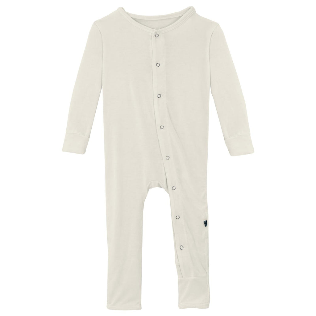 Coverall with Snaps in Natural