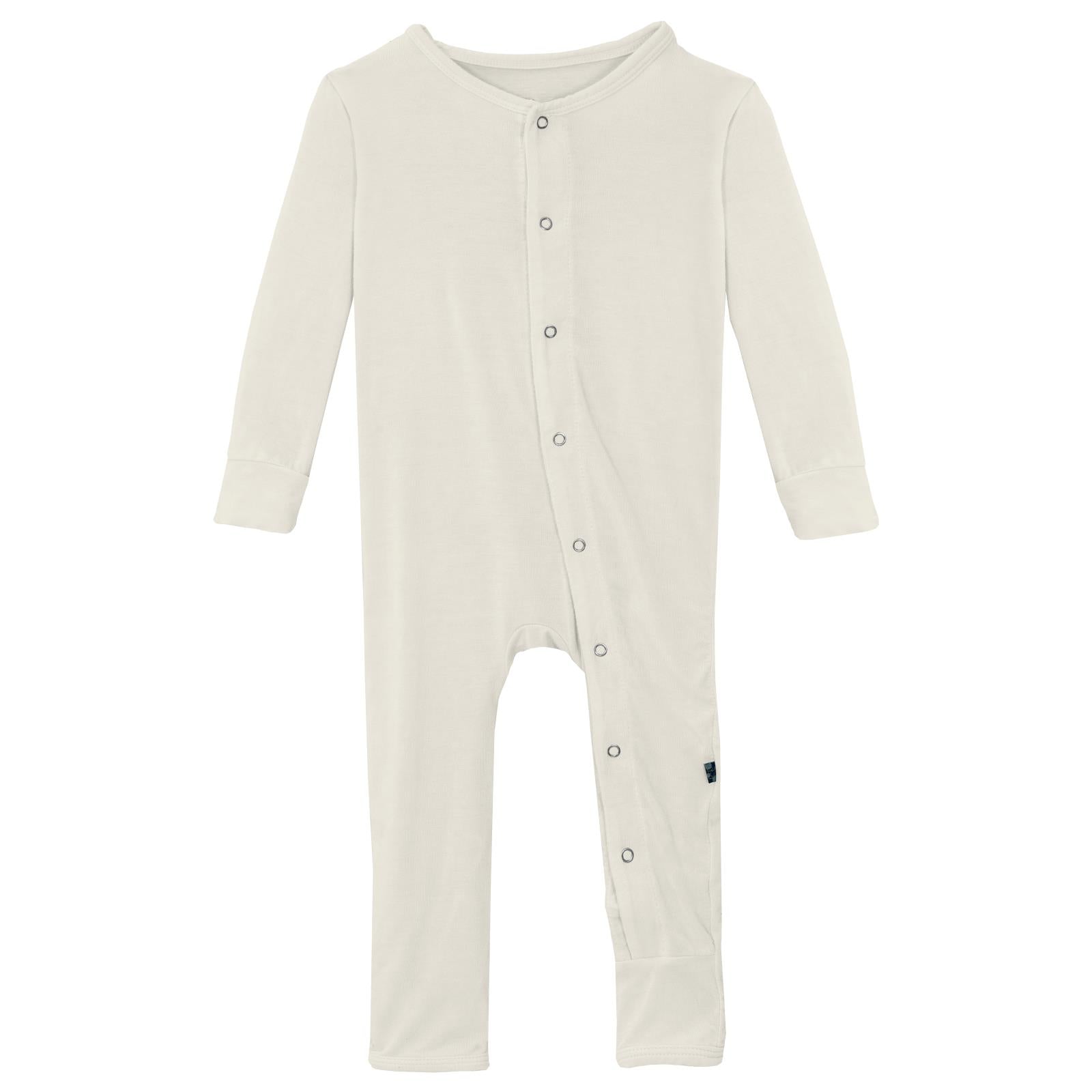 Coverall with Snaps in Natural