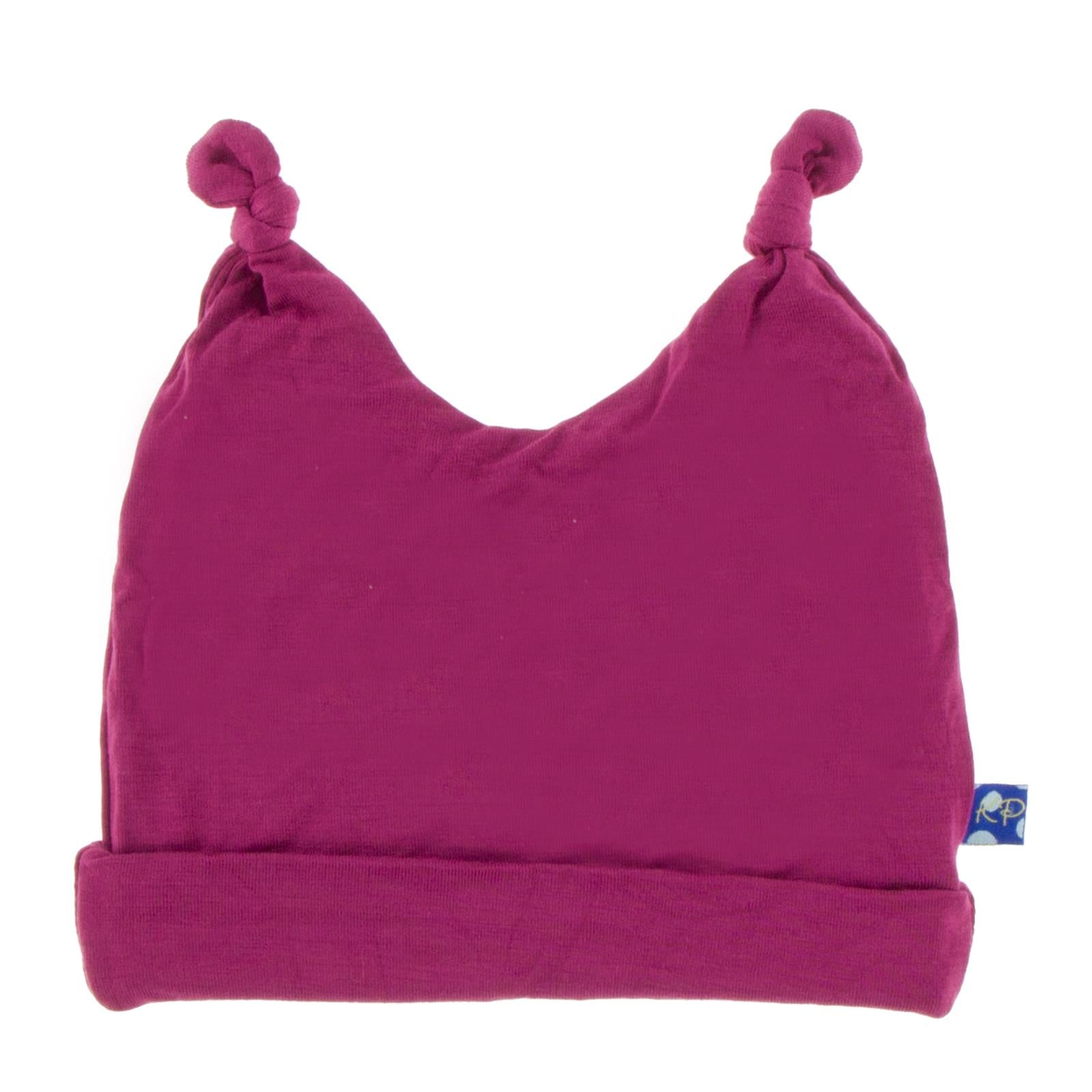 Double Knot Hat in Berry