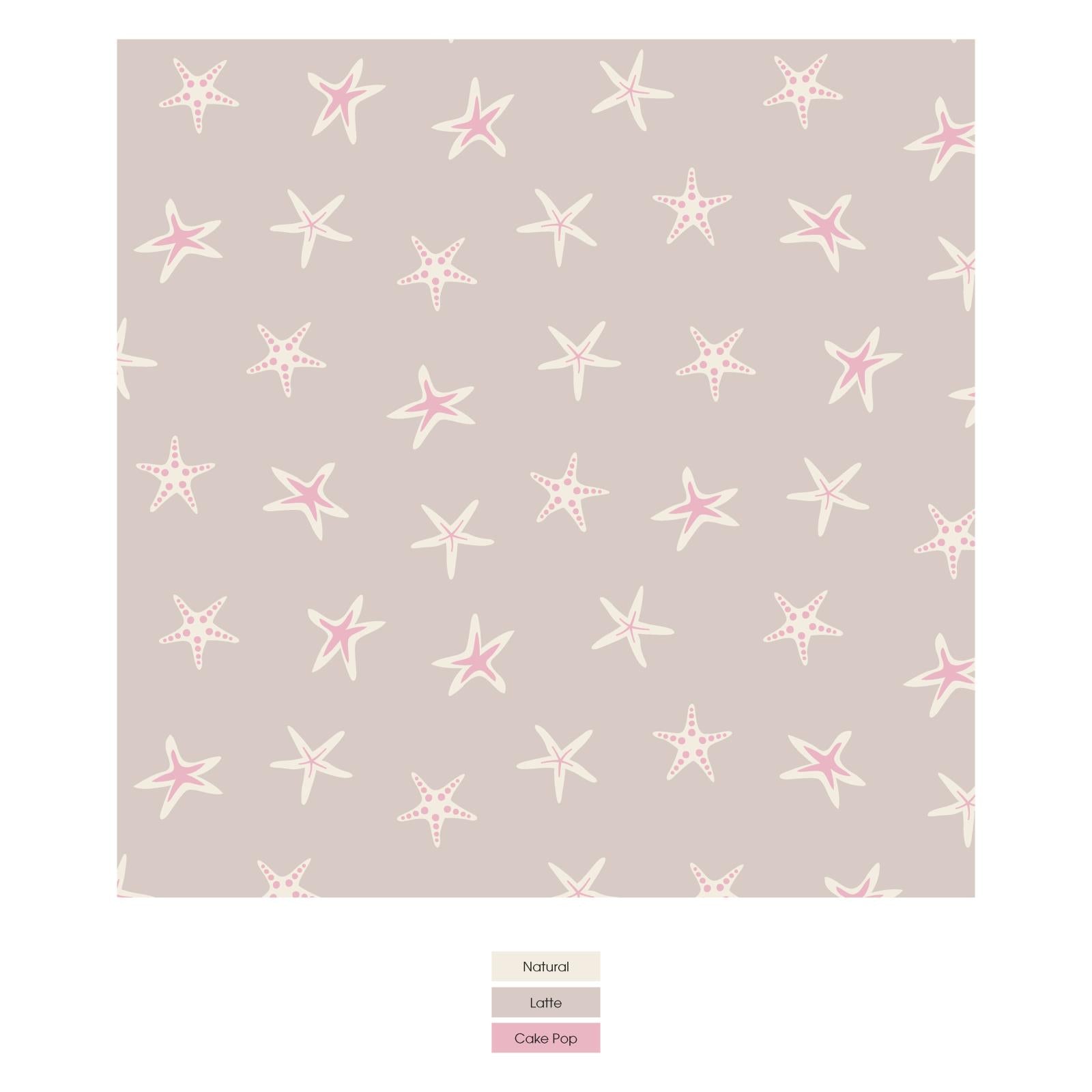 Print Bib Set of 3 in Fresh Air Beach Day, Latte Starfish & Shrinking Violet Flip Flops and Flowers