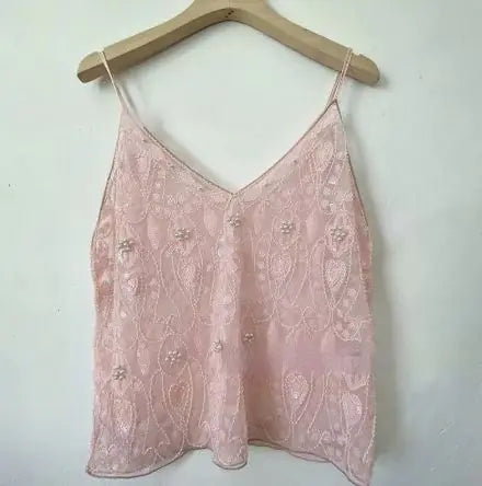 Women's Embroidered Sequin Beaded Sling