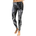 Monochrome Galaxy Kraken Print Women's Active Leggings - Image 5