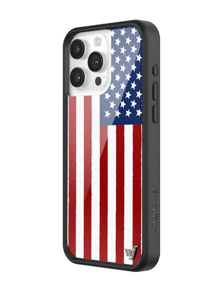 American Flag iPhone Case Patriotic Red White and Blue Cover - Image 2