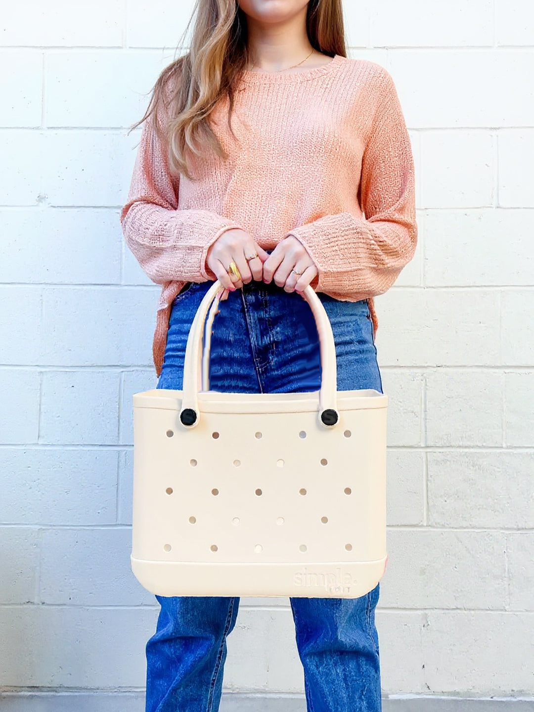 Everyday Medium EVA Tote Bag in Coconut Creamy Ivory