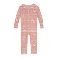 Print Convertible Sleeper with Zipper in Blush Native Tribal Lore