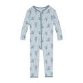 Print Convertible Sleeper with Zipper in Illusion Blue Forest Fairies