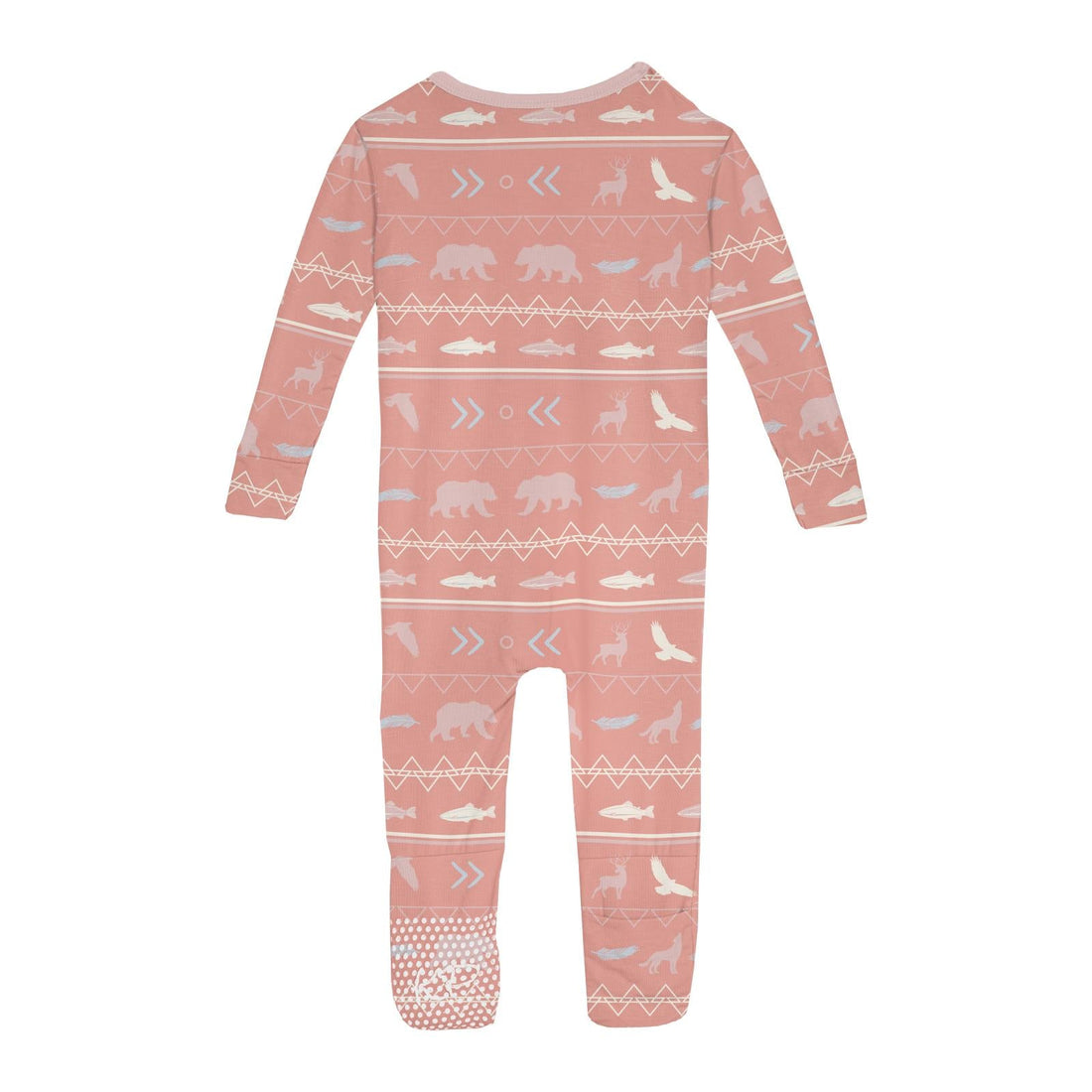 Print Convertible Sleeper with Zipper in Blush Native Tribal Lore