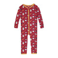 Print Convertible Sleeper with Zipper in Crimson Magical World