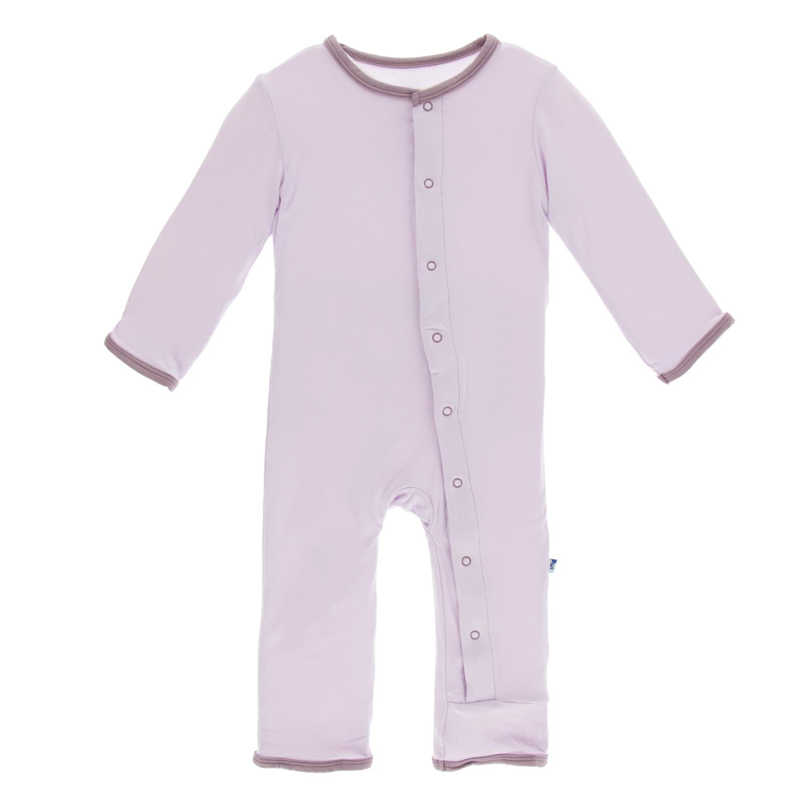 Holiday Applique Coverall in Thistle Lop Eared Bunny