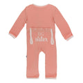 Holiday Applique Coverall in Blush Big Sister