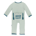 Holiday Applique Coverall in Aloe 2019 Baby