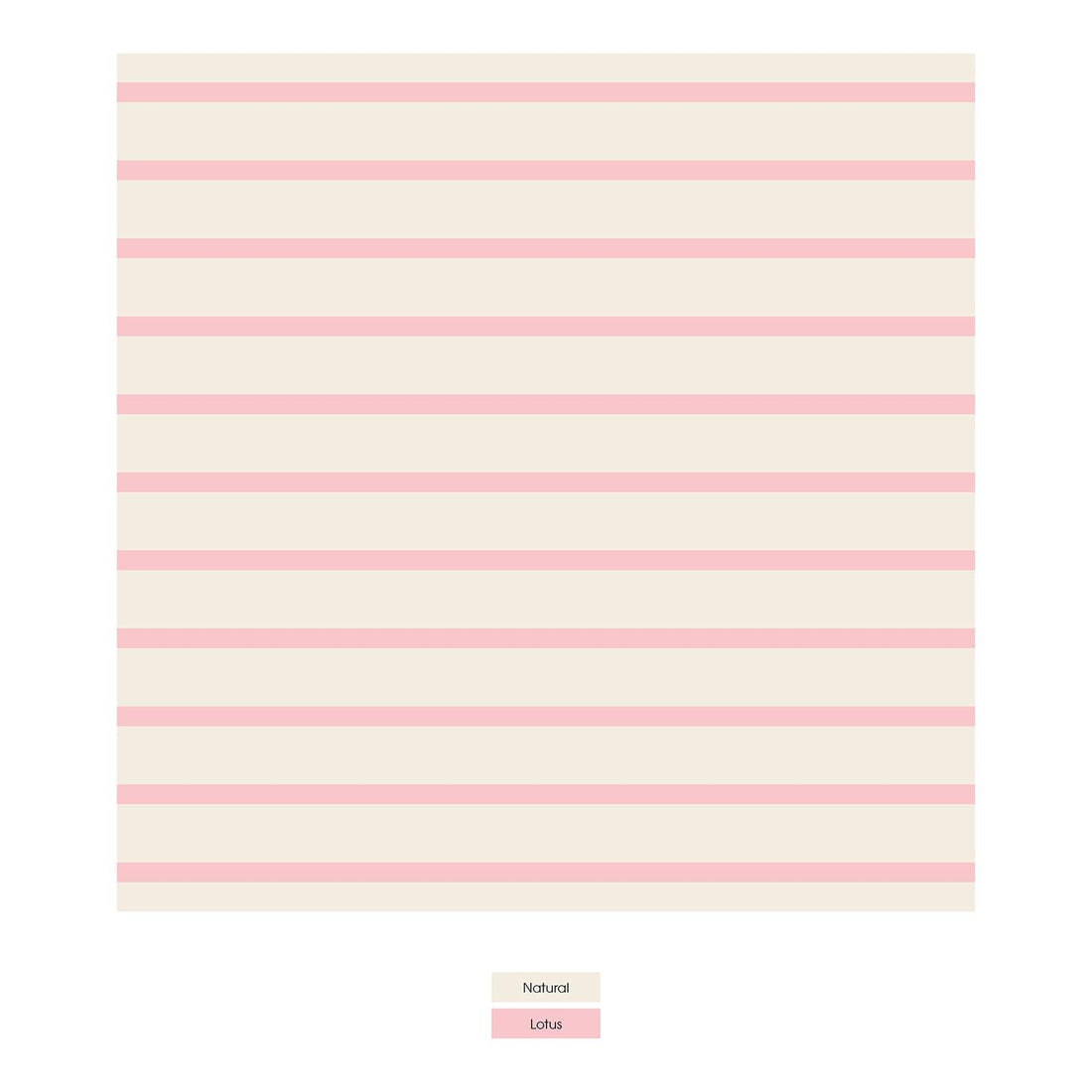 Print Changing Pad Cover in Lotus Sweet Stripe