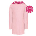 Terry Pull-over After Swim Robe in Lotus featuring a ballerina hood print.