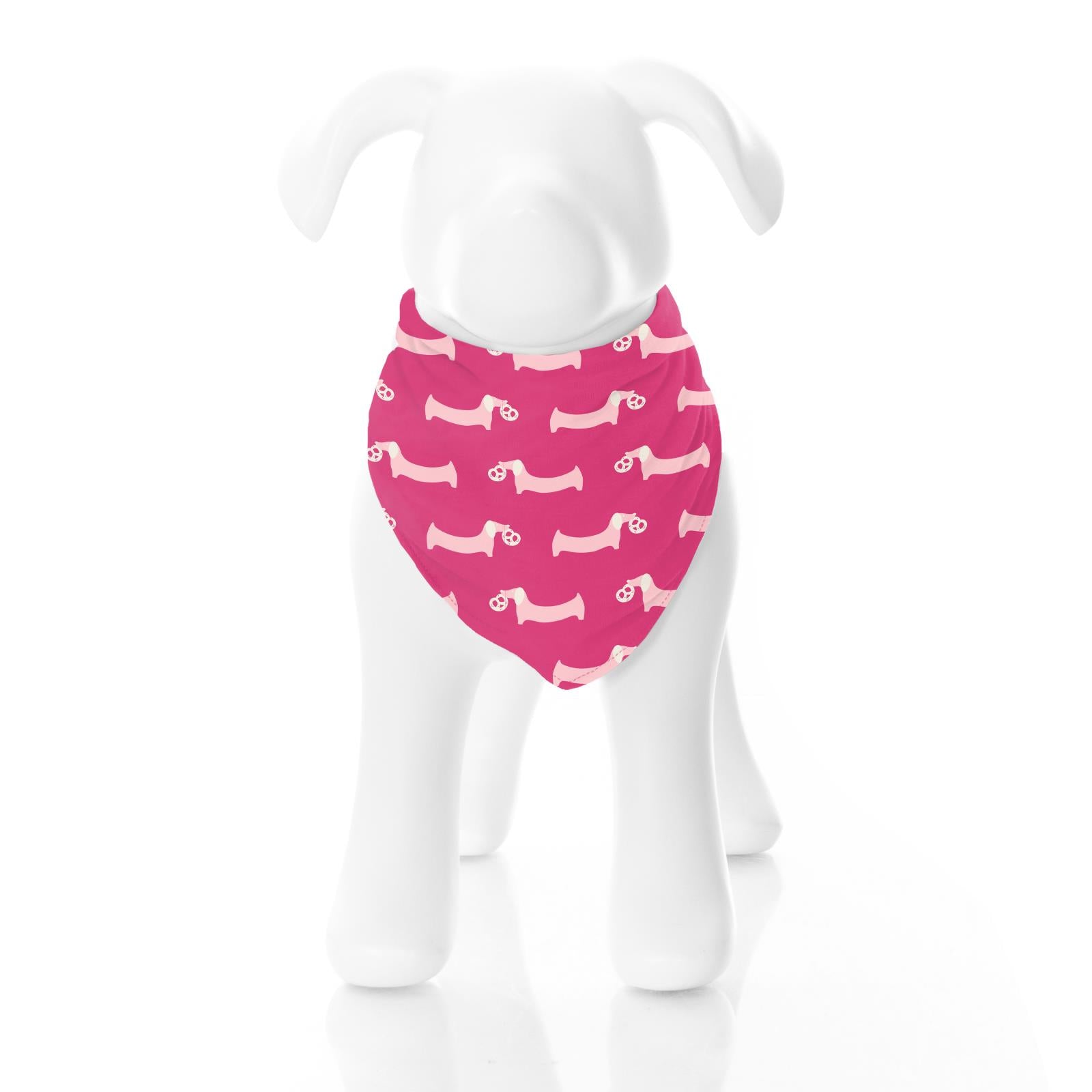 Print Dog Bandana in Calypso Pretzel Pup