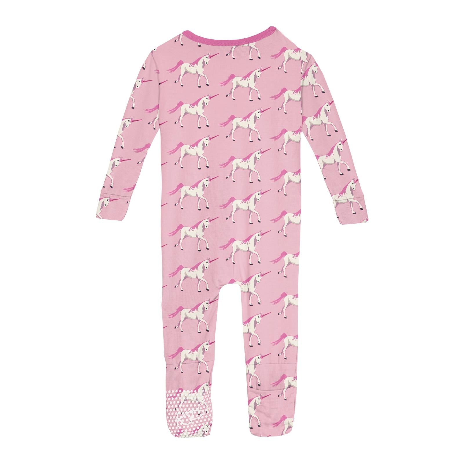 Print Convertible Sleeper with Zipper in Cake Pop Prancing Unicorn