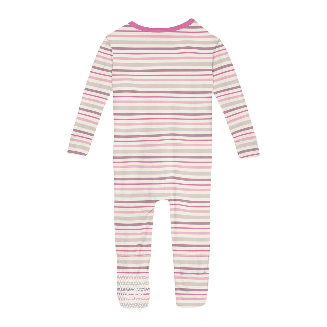 Print Convertible Sleeper with Zipper in Whimsical Stripe