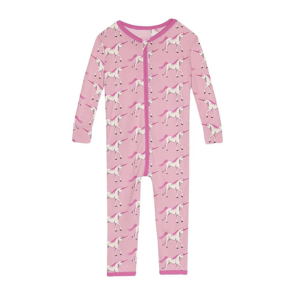 Print Convertible Sleeper with Zipper in Cake Pop Prancing Unicorn
