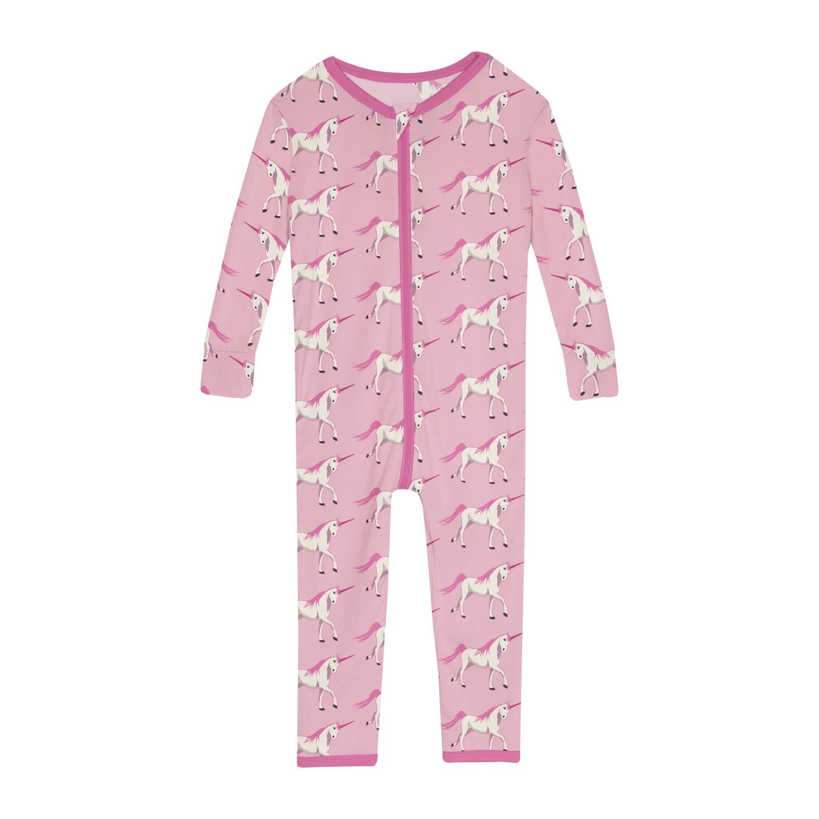 Print Convertible Sleeper with Zipper in Cake Pop Prancing Unicorn
