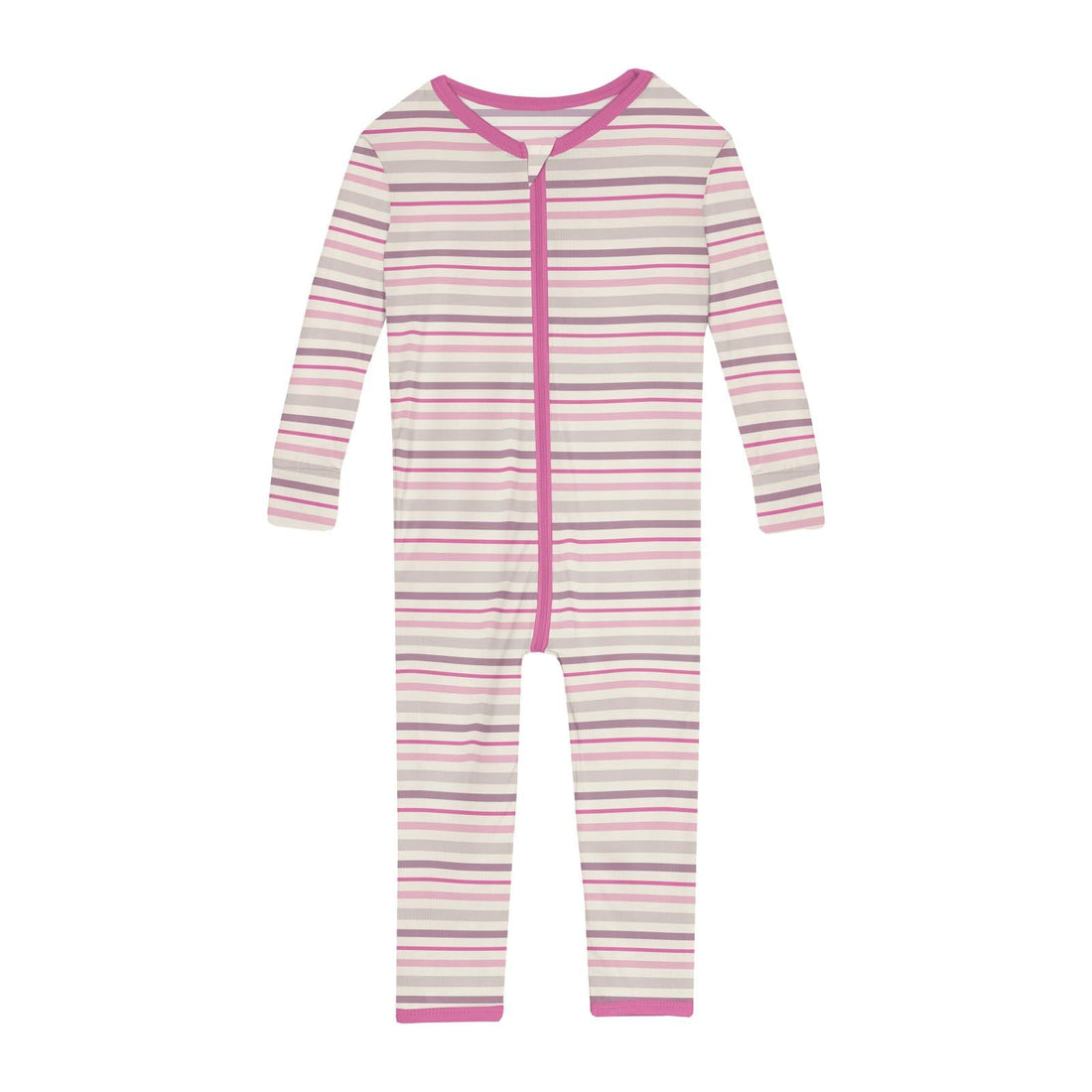 Print Convertible Sleeper with Zipper in Whimsical Stripe