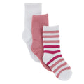 Sock Set in Strawberry, Forest Fruit Stripe & Natural