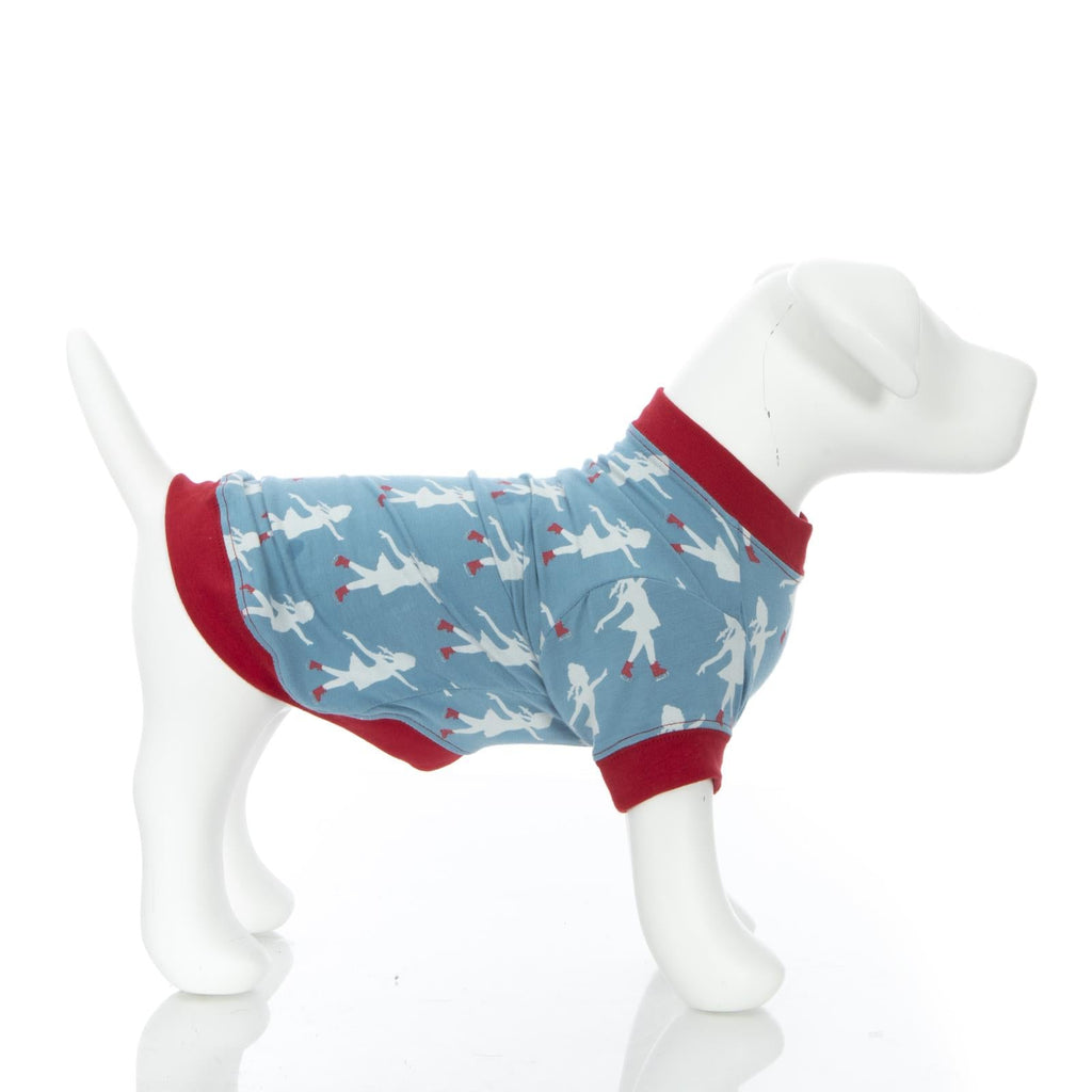 Print Dog Jammies in Blue Moon Ice Skater