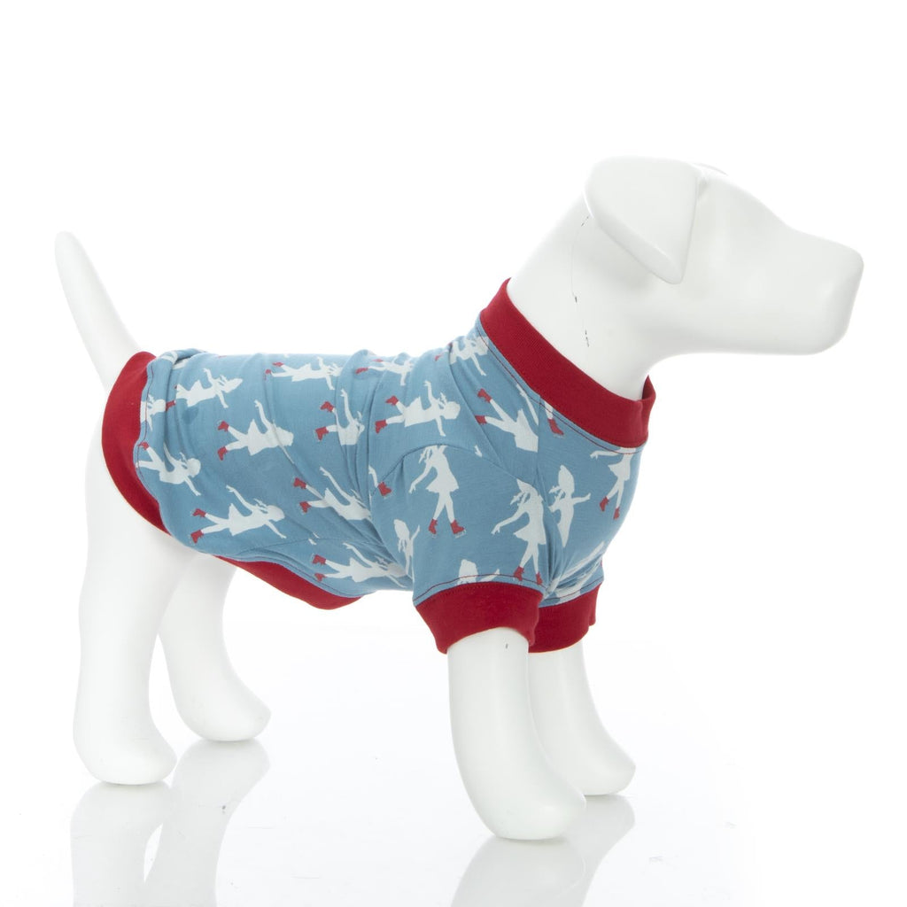 Print Dog Jammies in Blue Moon Ice Skater