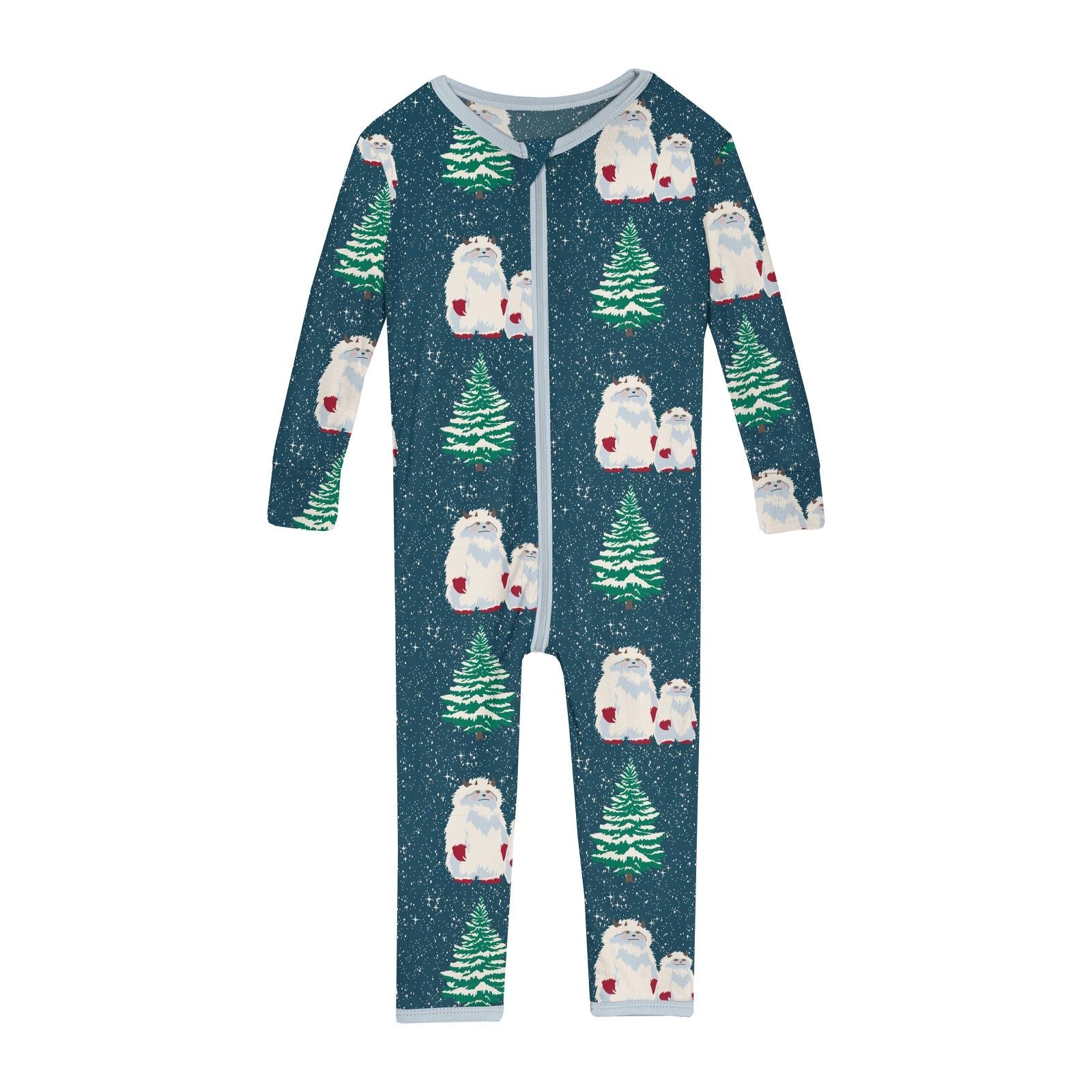 Print Convertible Sleeper with Zipper in Peacock Yeti