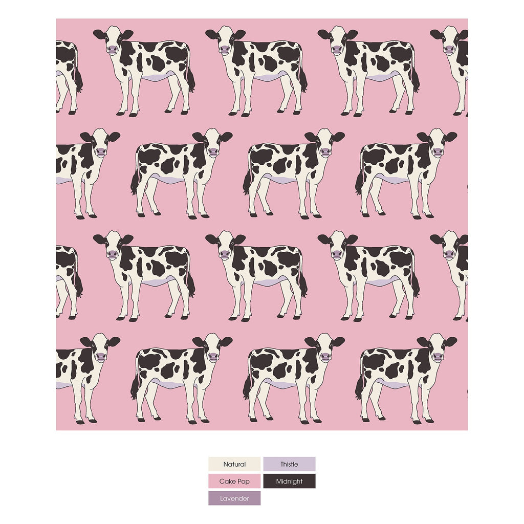 Print Convertible Sleeper with Zipper in Cake Pop Cows