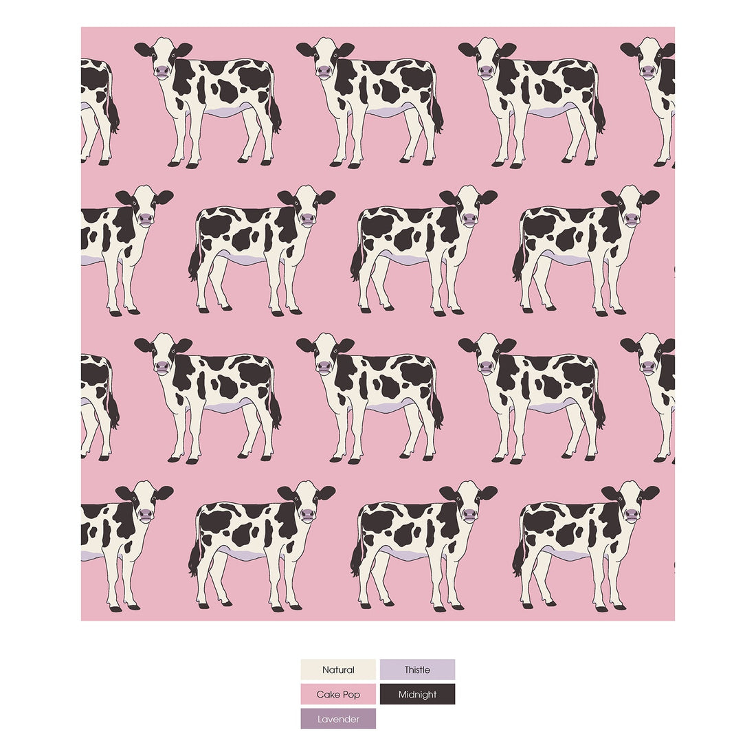 Print Convertible Sleeper with Zipper in Cake Pop Cows