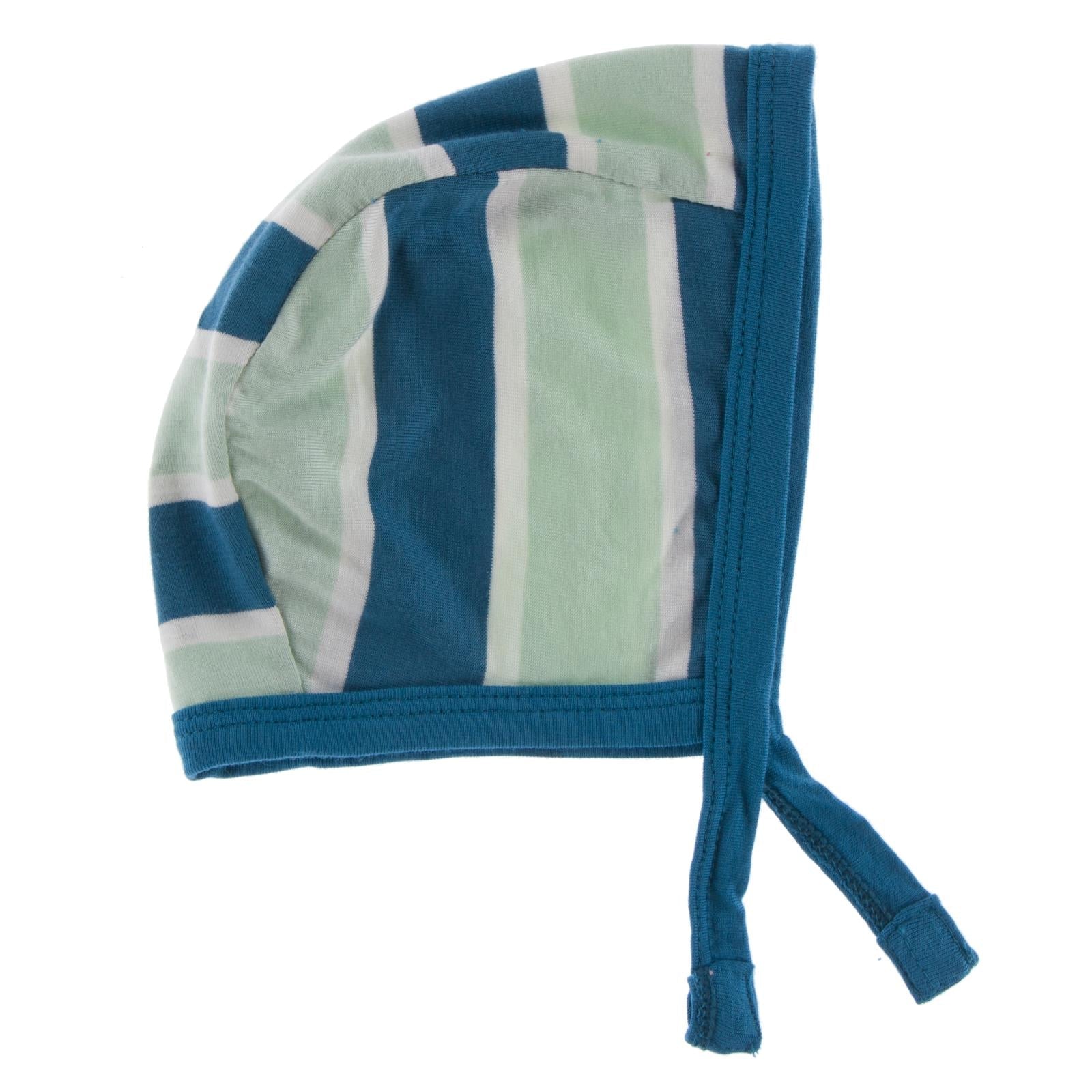 Print Aviator Hat in Seaside Cafe Stripe