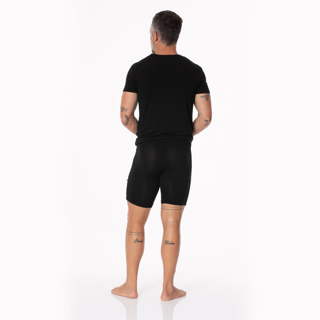 Men's Long Boxer Brief with Top Fly in Midnight