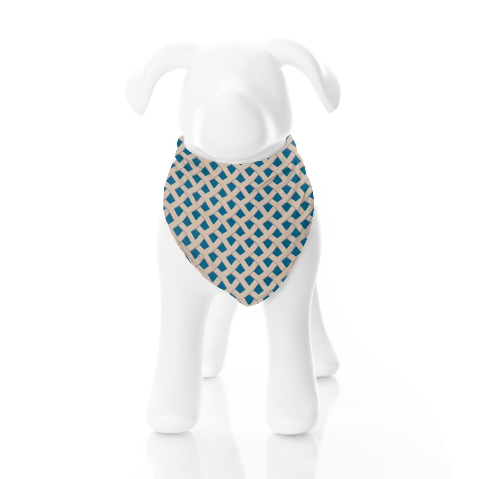 Print Dog Bandana in Blueberry Pie