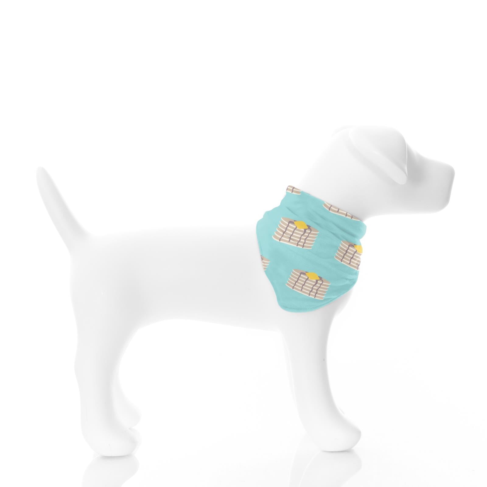 Print Dog Bandana in Summer Sky Pancakes